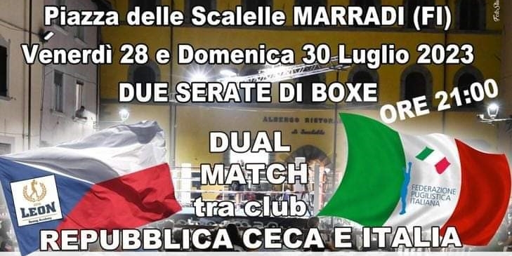 La Boxe Mugello torna a Marradi con due eventi di pugilato nel weekend del 28 e 30 luglio.