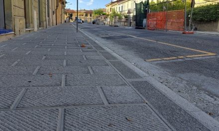 Borgo S. Lorenzo – Proseguono gli interventi ai marciapiedi