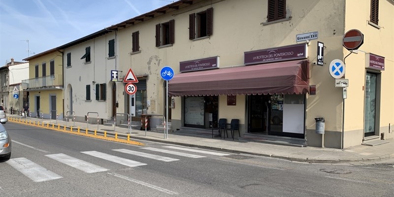 Pista ciclabile di Borgo San Lorenzo, commercianti in difficoltà
