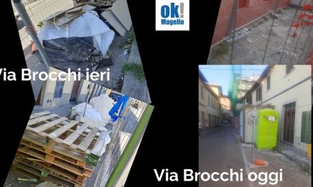 Borgo S. Lorenzo – Via Brocchi ripulita dal degrado del cantiere