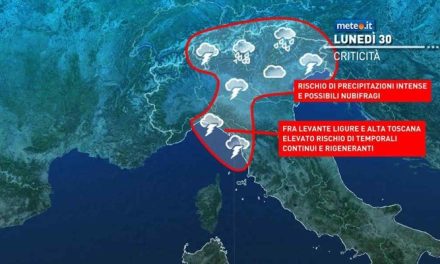 Forte maltempo tra domani e Halloween: attenzione al rischio nubifragi
