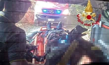 Motociclista si infortuna in zona impervia: in Mugello intervengono i Vigili del Fuoco