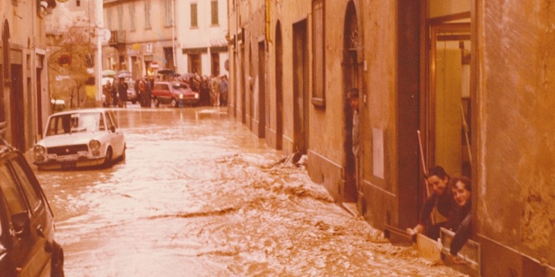 I piccoli ma pericolosi fossi che scendono su Borgo San Lorenzo