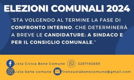 Lista Civica Bene Comune – Il confronto interno è quasi concluso. A breve capolista e candidati