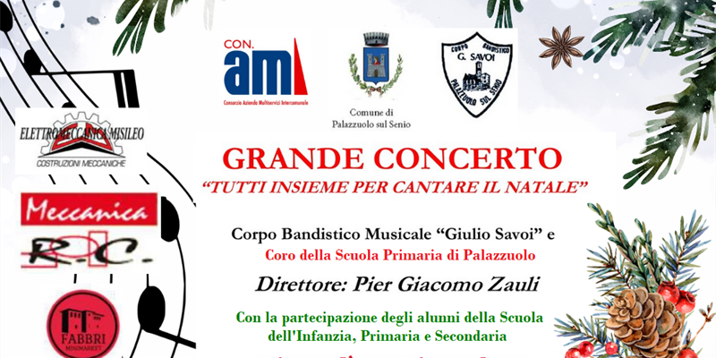 Palazzuolo – Grande concerto “Tutti insieme per cantare il Natale”