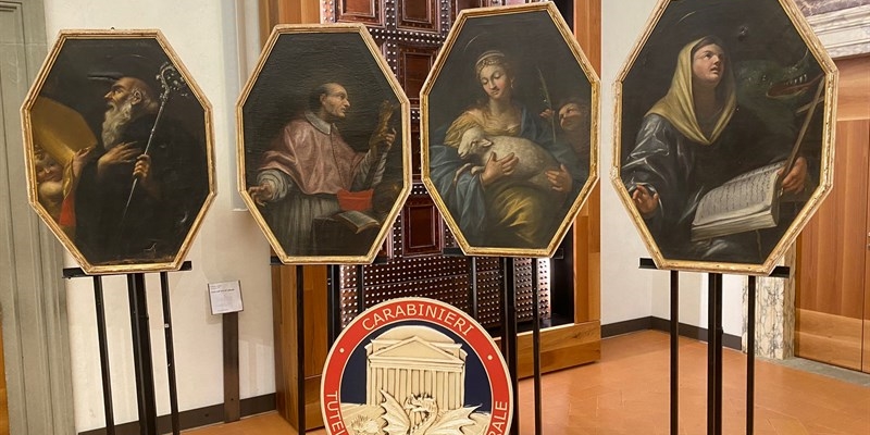 Recuperate dai Carabinieri due delle tele asportate alla Chiesa di Santa Maria a Vigesimo di Barberino del Mugello