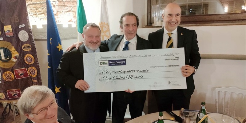 Serata di beneficenza per il duo Rotary-Lions Club Mugello