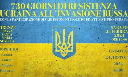 Due anni di Resistenza Ucraina: Manifestazione a Firenze per il secondo anniversario dell’Invasione Russa