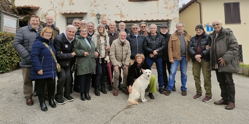 Il ritrovo di colleghi della Cassa di Risparmio di Firenze dopo 25 anni