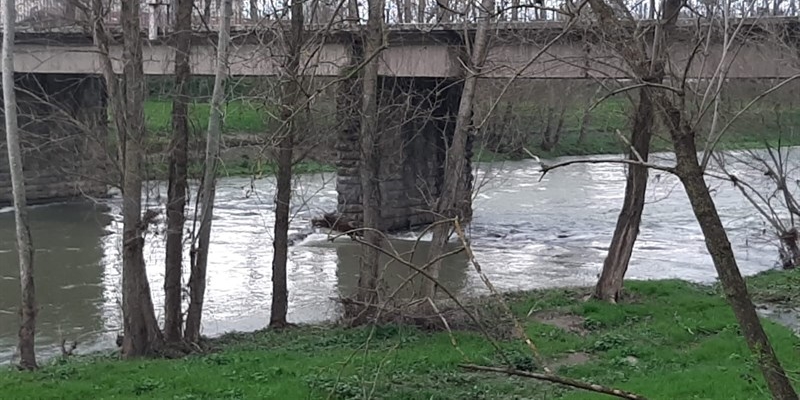Le foto del giorno – La situazione della Sieve a Borgo San Lorenzo