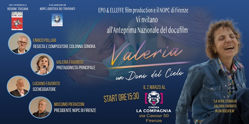 Quando Fabrizio Frizzi salvò una bimba con la donazione di midollo. Arriva a Firenze il film