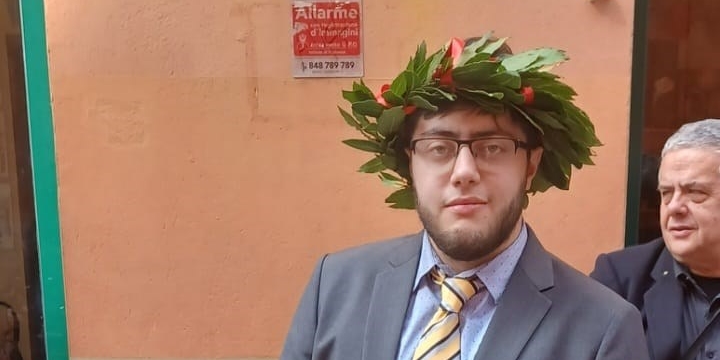 Complimenti a Edoardo Tedeschi. Neo laureato all’Università di Bologna