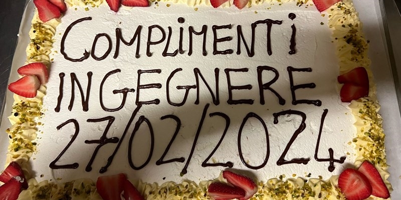 Francesco Viliani laureato brillantemente in ingegneria