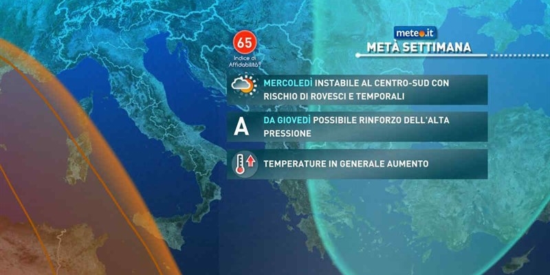 Meteo: dopo il maltempo arriva l’instabilità