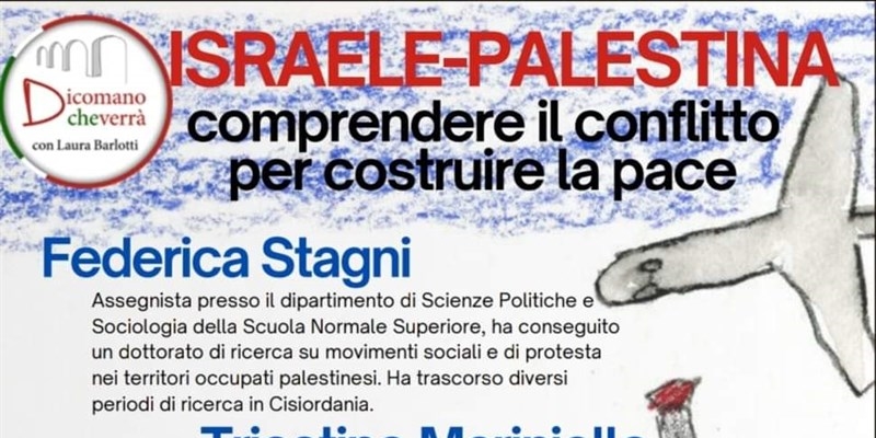 Sabato iniziativa per la Pace nel conflitto Israele – Palestina