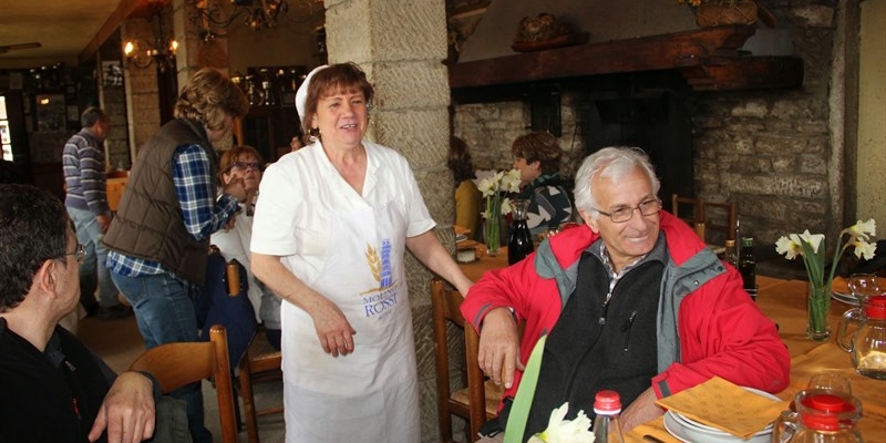 Tamara la regina dei Tortelli del Ristorante Le Spiagge a Palazzuolo