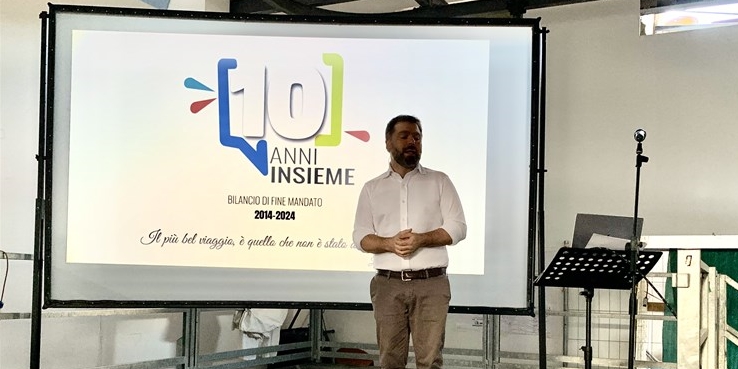 Conclusione del mandato del Sindaco Stefano Passiatore a Dicomano