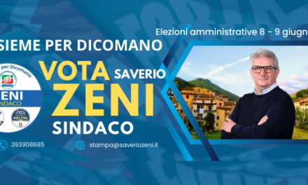 Elezioni 2024: Saverio Zeni un nuovo capitolo per Dicomano, un futuro di possibilità