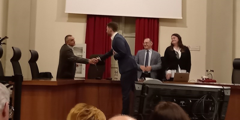 Prestigioso attestato di Jacopo Lampeggi
