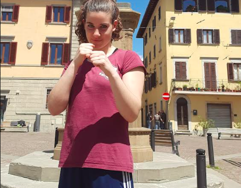 Arianna Sardi della Pugilistica Giotto ai Campionati Italiani Femminili