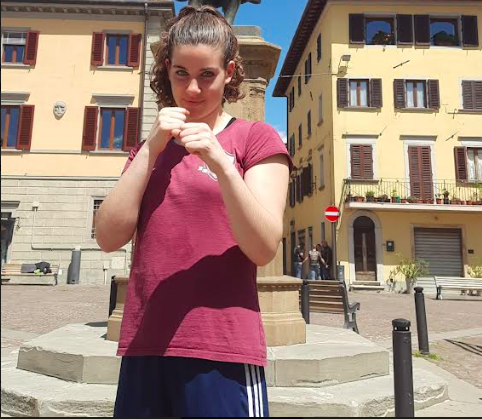 Arianna Sardi della Pugilistica Giotto ai Campionati Italiani Femminili
