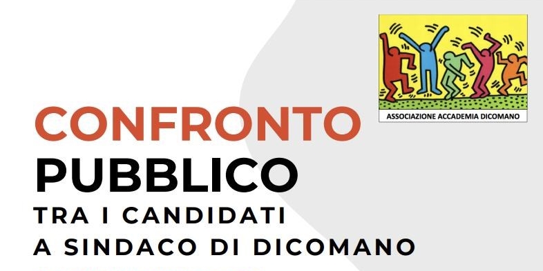 Confronto pubblico dei Candidati a Sindaco per Dicomano