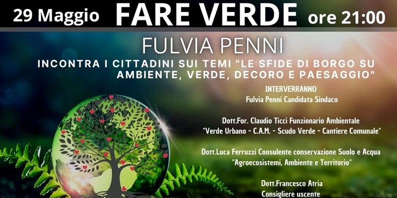 Fulvia Penni incontra i cittadini per parlare di ambiente, verde, decoro urbano e paesaggio