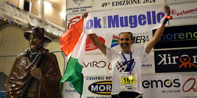 Luca Guidalotti. Sette volte “Io C’ero” alle 100 Km del passatore