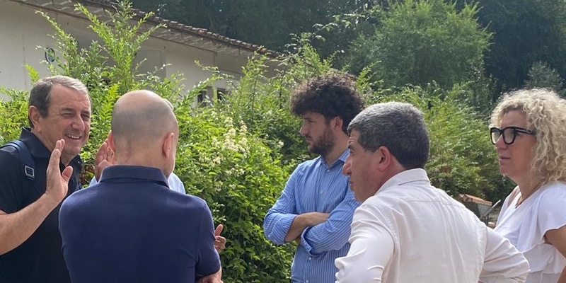 Vicchio – Il Sindaco Tagliaferri e la Giunta sopralluogo ai cantieri aperti PNRR