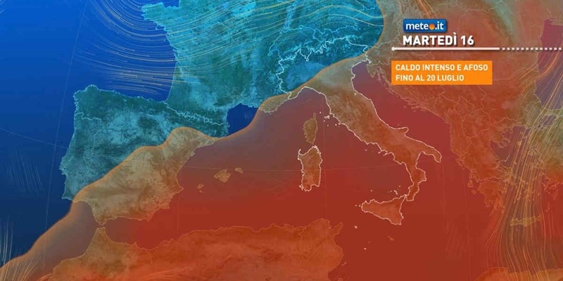 Afa e temperatura in salita. Sarà una settimana rovente