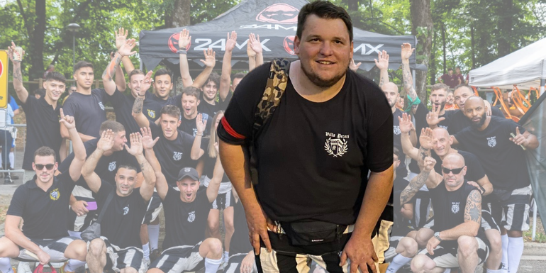 Palio di Borgo San Lorenzo: Alessio Landi il Capitano del Rione Nero Villa Pecori