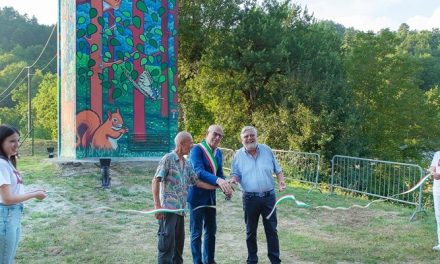 Cabina elettrica di e-distribuzione diventa un’opera d’arte a Faggiola