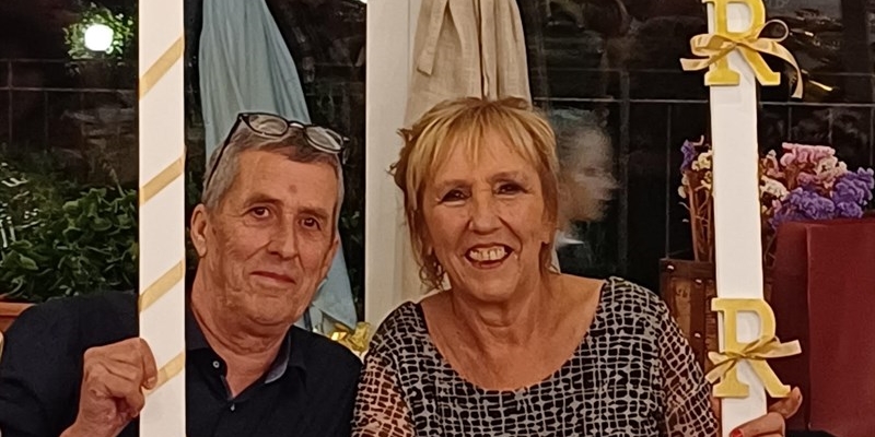 50 anni di amore. Renzo Tortoli e Renza generini festeggiano le nozze d’oro