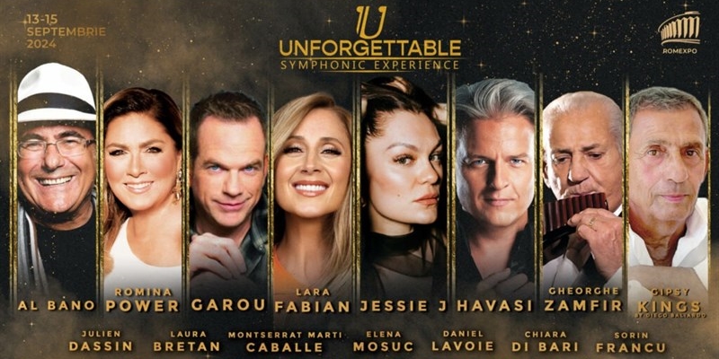 Al Bano e Romina, Havasi, Laura Bretan, Garou, Lavoie, Lara Fabian, Gipsy Kings e Jessie J.con l’ Orchestra Operei Nationale Bucaresti