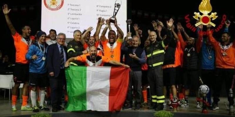 I Vigili del Fuoco toscani sono campioni d’Italia del calcio a 5