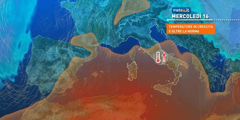 Clima, settimana di transizione. Sole e caldo anomalo seguiti da quattro perturbazioni