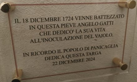 Borgo San Lorenzo. Scoperta la piccola lapide in ricordo di Angelo Gatti