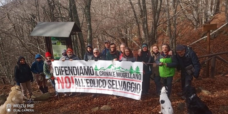 Difesa dell’appennino Mugellano. Mobilitazione contro la speculazione eolica