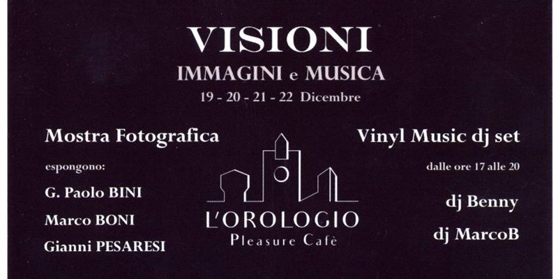 Immagini & musica al caffè Orologio di Borgo San Lorenzo