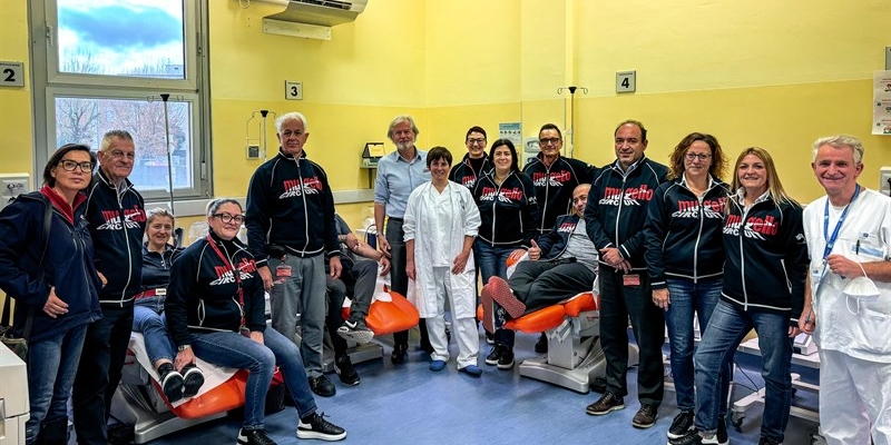 lo staff dell’autodromo del Mugello dona il sangue. Un gesto di solidarietà e responsabilità civica