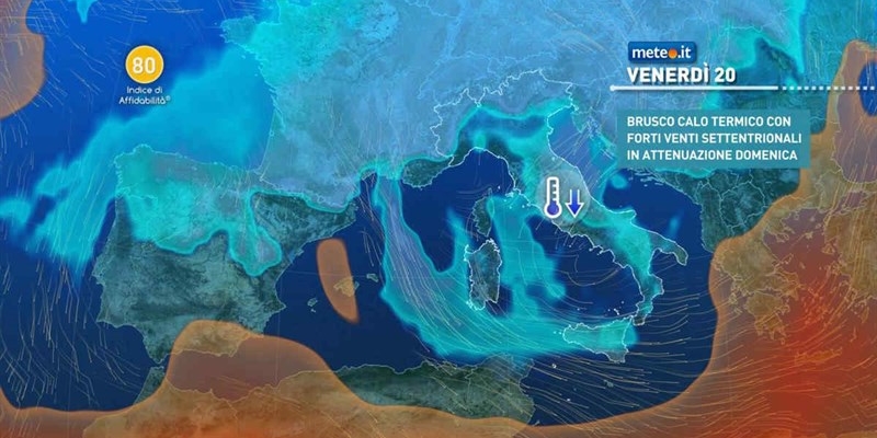 Neve in Appennino e mari agitati. Il meteo verso un weekend movimentato