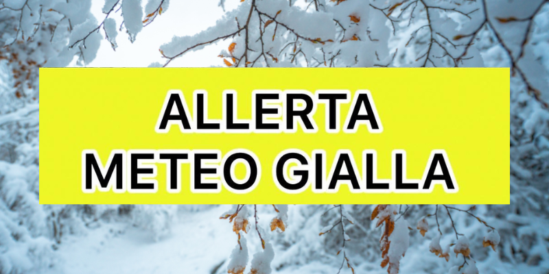 Neve sull’Appennino: allerta gialla per lunedì 9 dicembre nel Mugello e Valdarno Superiore