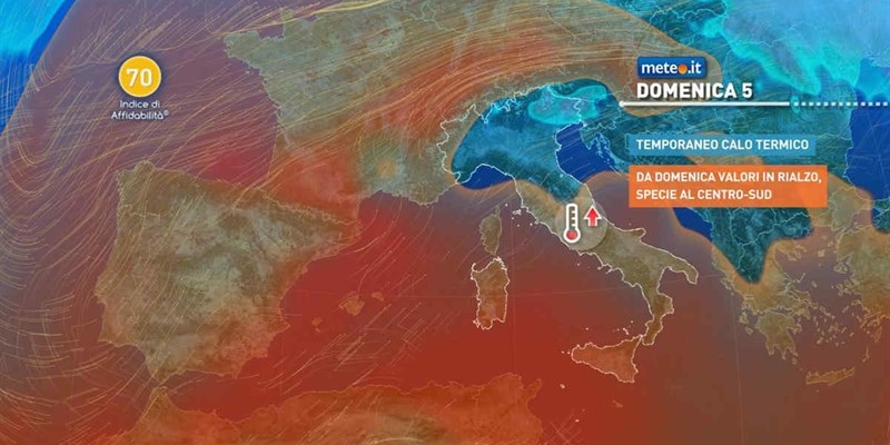 Previsioni meteo per l’Epifania 2025. Pioggia, vento e neve sull’appennino
