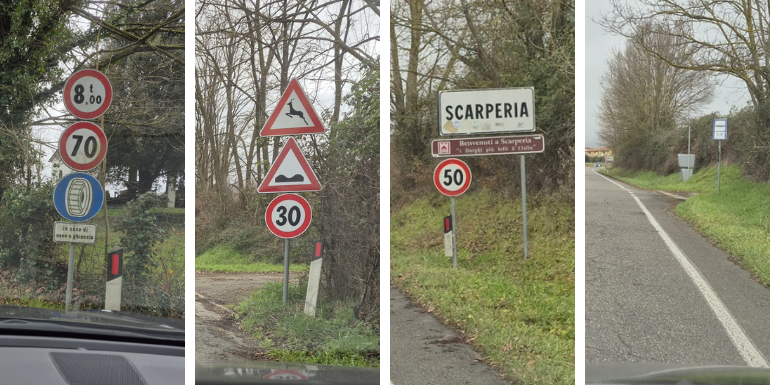Scarperia e i misteri dei limiti di velocità: 70, 30, 50… chi offre di più?