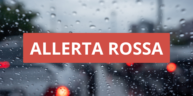 Allerta meteo: codice rosso nell’Empolese e area Bisenzio, arancio nel resto della Città Metropolitana di Firenze