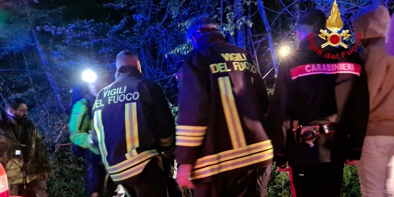 Escursionista ritrovato a Marradi dopo una notte di ricerche dei Vigili del Fuoco