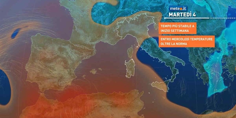 Marzo arriva con nuvole e piogge