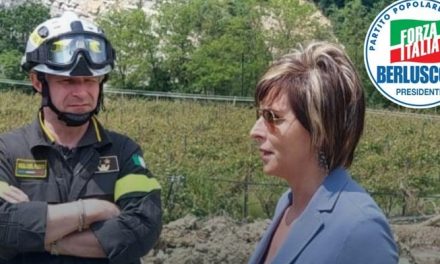 Alluvione, il sopralluogo dell’ On. Erica Mazzetti (FI) alla discarica su Rio Rovigo a Palazzuolo