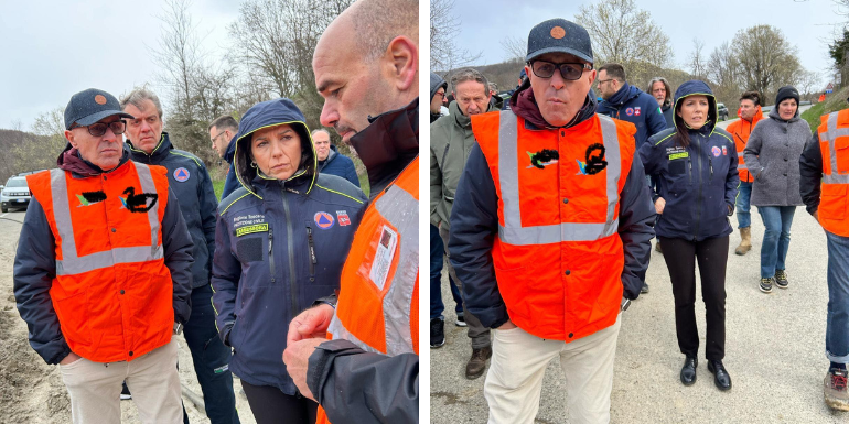 Discarica del Rovigo, il sindaco Bottino con l’assessora Monni: “Massima attenzione e interventi in sicurezza, presto il contributo dei volontari”