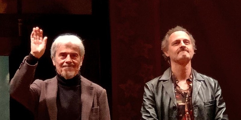 Grandissimi Massimo Dapporto e Fabio Troiano in “Pirandello Pulp”